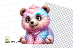 Colorful cartoon bear Product Image 1