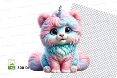 Whimsical unicorn cat Product Image 1
