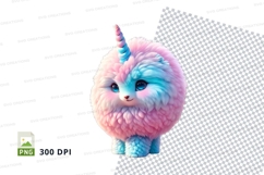 Pastel unicorn cat Product Image 1