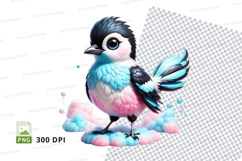 Whimsical bird clipart Product Image 1