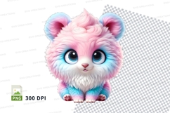 Colorful cartoon cat Product Image 1