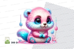 Candy colored panda bear Product Image 1