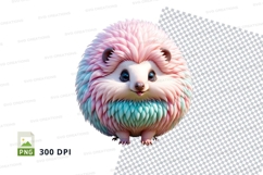 Pastel hedgehog clipart Product Image 1