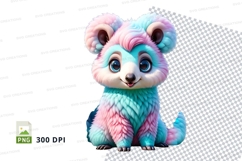 Colorful cartoon bear Product Image 1