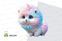 Colorful pomeranian puppy Product Image 1