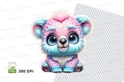 Colorful cartoon bear Product Image 1