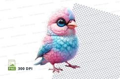 Colorful bird clipart Product Image 1