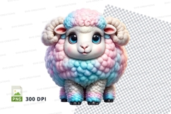 Pastel sheep clipart Product Image 1