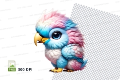 Colorful parrot clipart Product Image 1