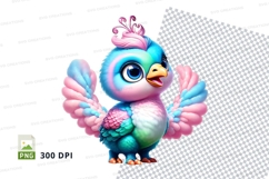 Colorful cartoon bird Product Image 1