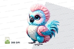 Colorful parrot clipart Product Image 1