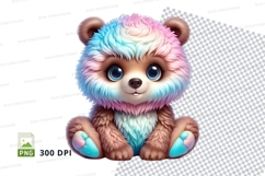 Colorful cartoon bear Product Image 1