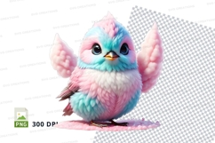 Colorful bird clipart Product Image 1