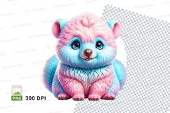 Colorful cartoon bear Product Image 1