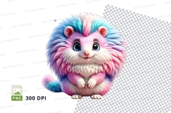 Colorful hedgehog clipart Product Image 1
