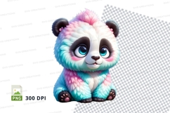 Colorful panda cub Product Image 1