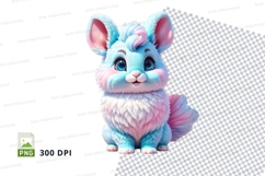 Pastel bunny rabbit Product Image 1