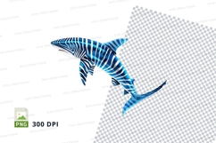 Stylized zebra shark clipart Product Image 1