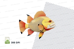 Illustrative fish clipart Product Image 1