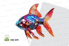 Colorful fish clipart Product Image 1