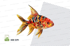Colorful fish clipart Product Image 1