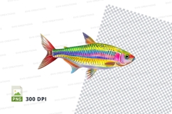 Colorful fish clipart Product Image 1