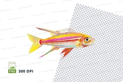 Colorful fish clipart Product Image 1