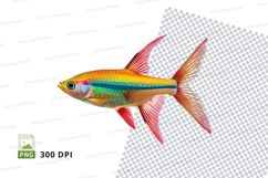 Colorful fish clipart Product Image 1