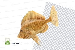 Golden fish clipart Product Image 1