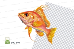 Vibrant orange fish Product Image 1