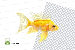 Golden fish clipart Product Image 1