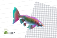 Colorful fish clipart Product Image 1