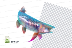 Iridescent fish clipart Product Image 1
