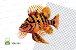 Vibrant lionfish clipart Product Image 1