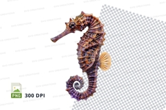 Illustrated seahorse Product Image 1