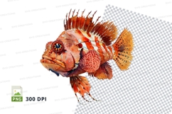 Vibrant lionfish clipart Product Image 1