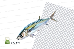 Clipart of a mackerel fish Product Image 1