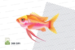 Colorful fish clipart Product Image 1