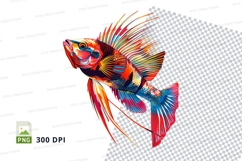 Colorful betta fish Product Image 1