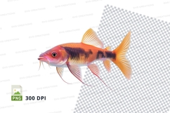 Vibrant koi fish clipart Product Image 1