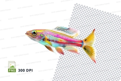 Colorful fish clipart Product Image 1
