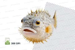 Pufferfish clipart Product Image 1