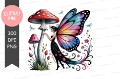 Enchanted fairy with mushrooms Product Image 1