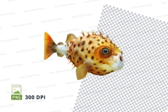 Pufferfish clipart Product Image 1