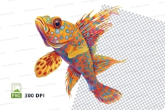 Vibrant lionfish clipart Product Image 1