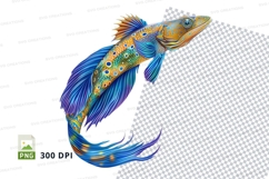 Vibrant fantasy fish Product Image 1