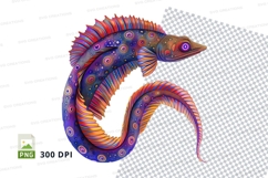 Colorful snake clipart Product Image 1