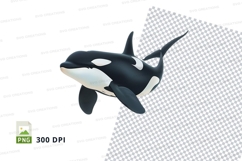 Clipart of a killer whale Product Image 1