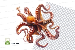 Octopus clipart png Product Image 1