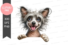 Happy puppy clipart png Product Image 1